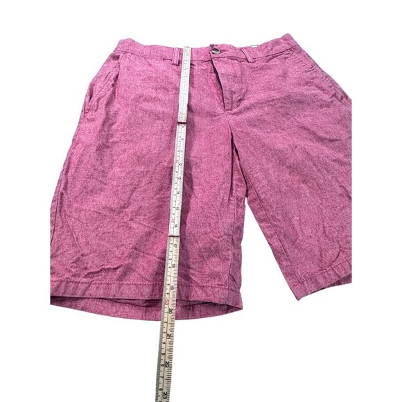 Old Navy Mens Ultimate Slim Built-In Flex Shorts 32 Red/Pink - Picture 5 of 9